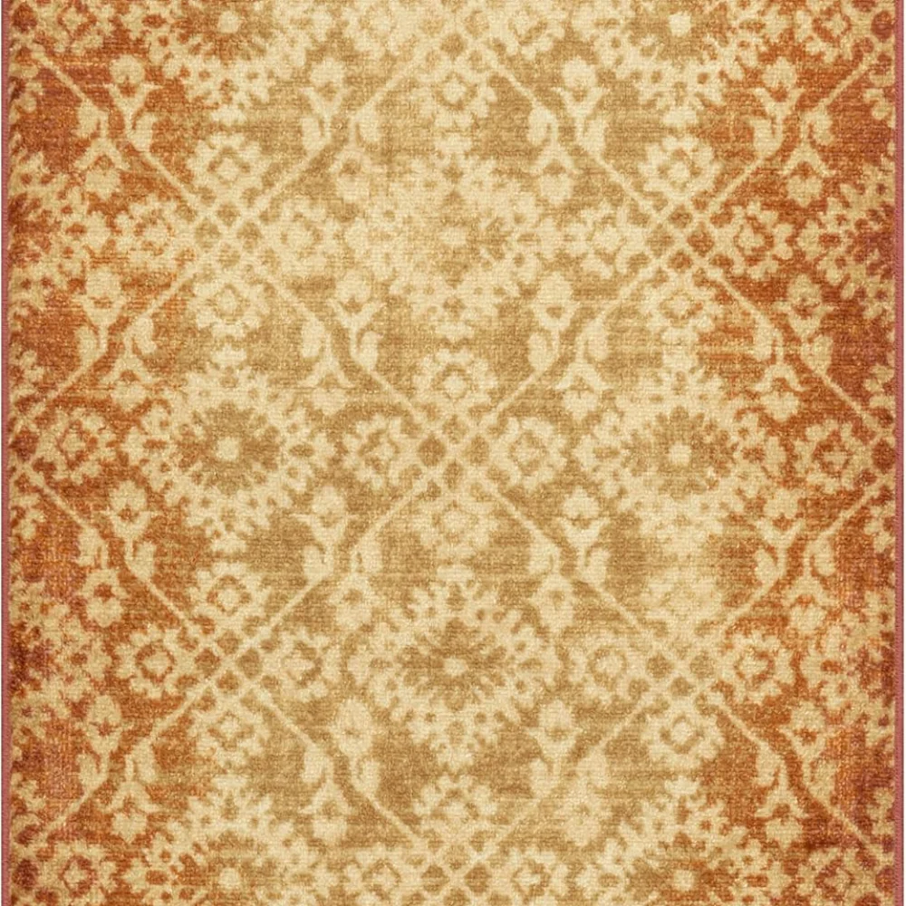 Arden Vintage Distressed Accent Rug, 2'6" x 3'10", Gold