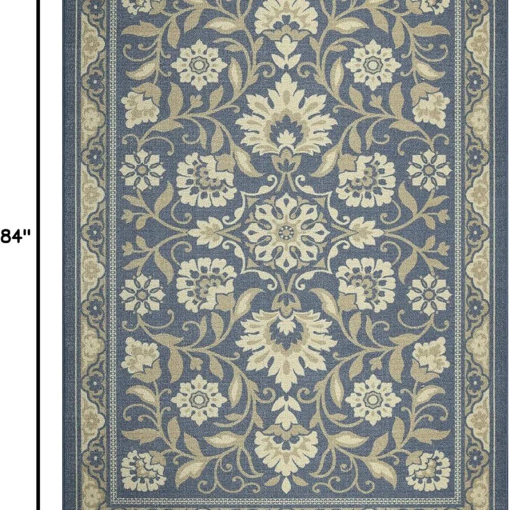 Florence Area Rug, 5' x 7', Blue, view 2