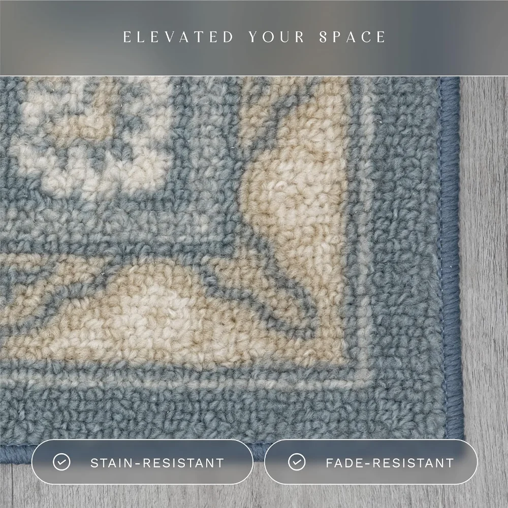 Florence Area Rug, 5' x 7', Blue, view 5