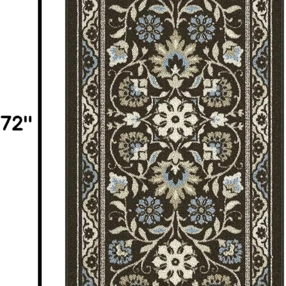 Florence Runner, 2' x 6', Coffee Brown, view 2