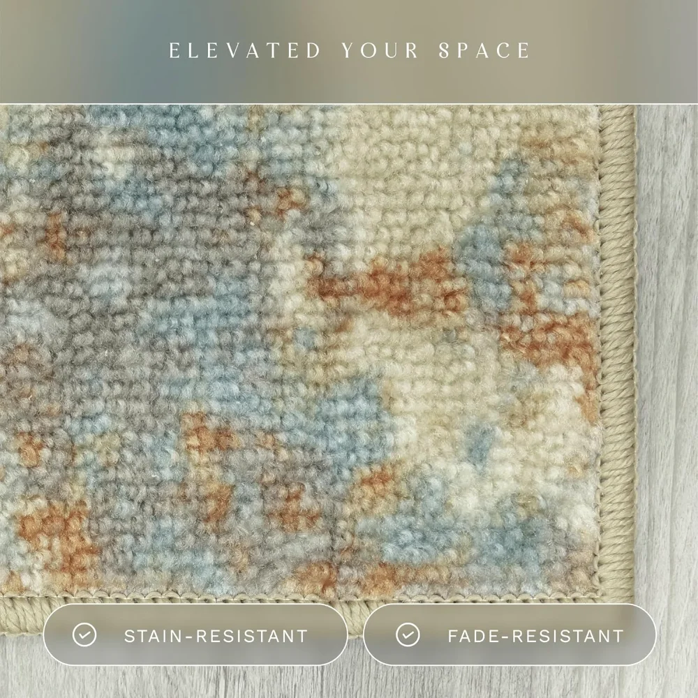 Horizon Modern Abstract Pet Mat, 4'9" x 7', Desert Sand, view 5