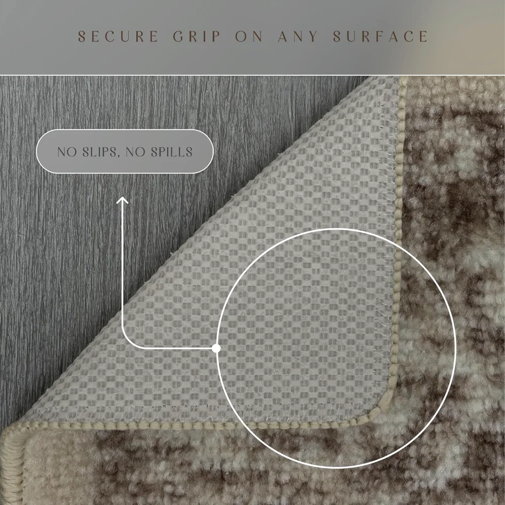 Lexington Farmhouse Accent Rug, 1'8" x 2'10", Taupe, view 6