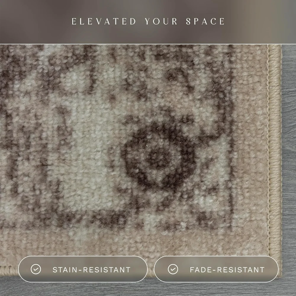 Lexington Farmhouse Accent Rug, 2'6" x 3'10", Taupe, view 4