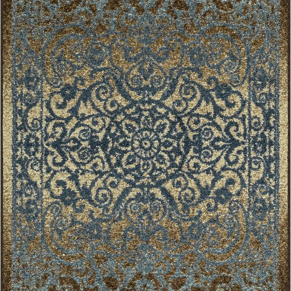 Pelham Vintage Medallion Accent Rug, 2'6" x 3'10", Blue