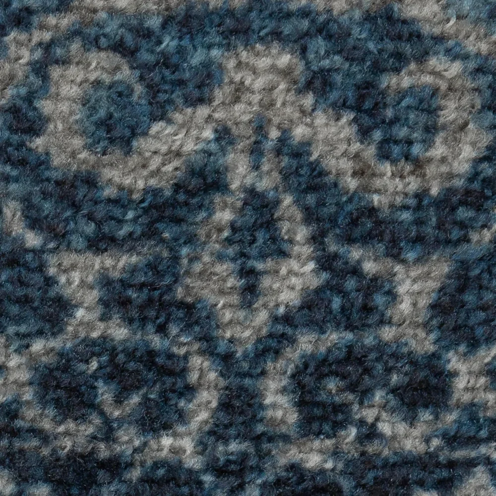 Pelham Vintage Medallion Pet Mat, 3'4" x 5', Navy, view 7