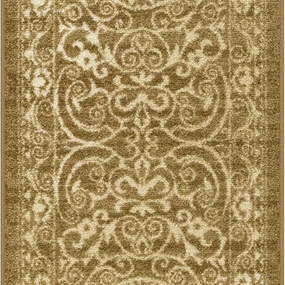 Pelham Vintage Medallion Runner, 1'8" x 5', Khaki