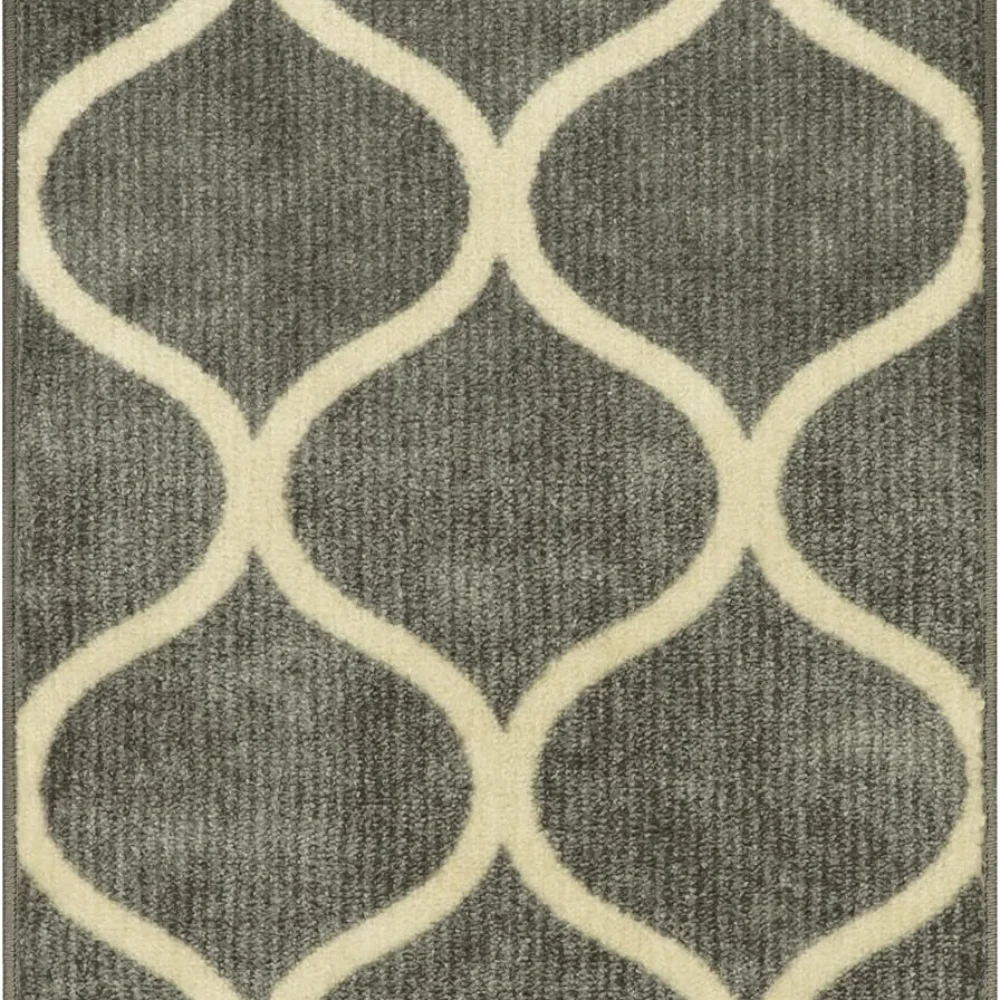 Rebecca Moroccan Trellis Pet Mat, 4'9" x 7', Taupe, view 5
