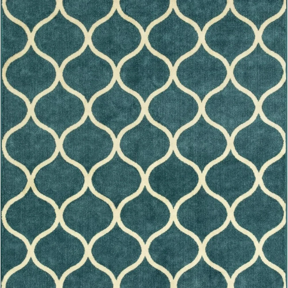 Rebecca Moroccan Trellis Runner, 2' x 6', Grey, view 5