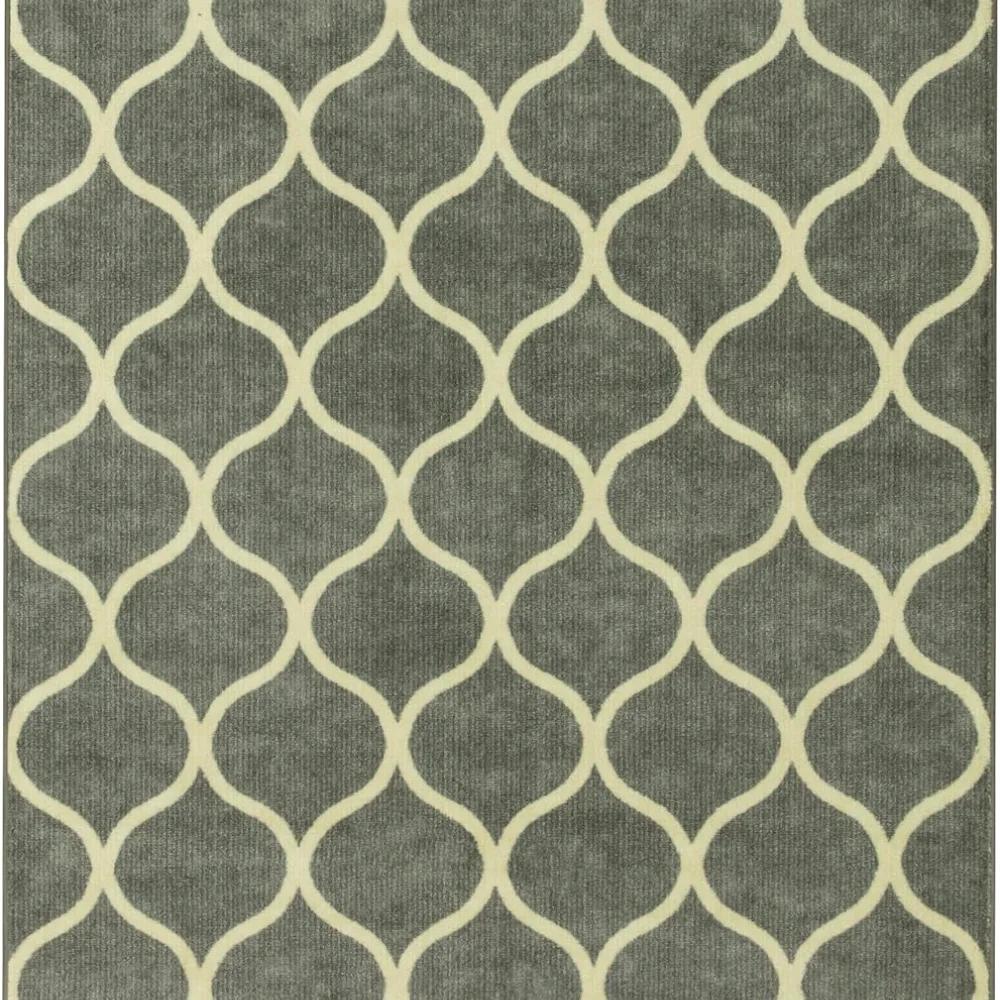 Rebecca Moroccan Trellis Runner, 2' x 6', Teal, view 6