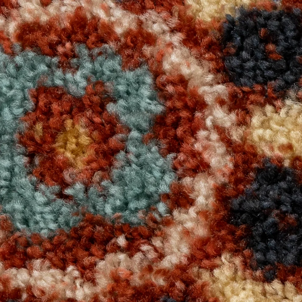 Reggie Floral Accent Rug, 2'6" x 3'10", Merlot, view 7