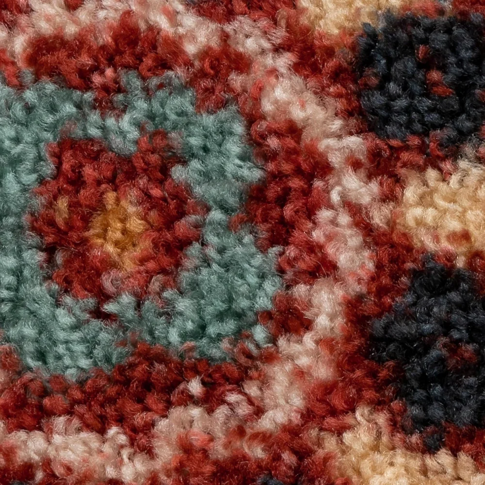 Reggie Floral Runner, 1'8" x 5', Merlot, view 7