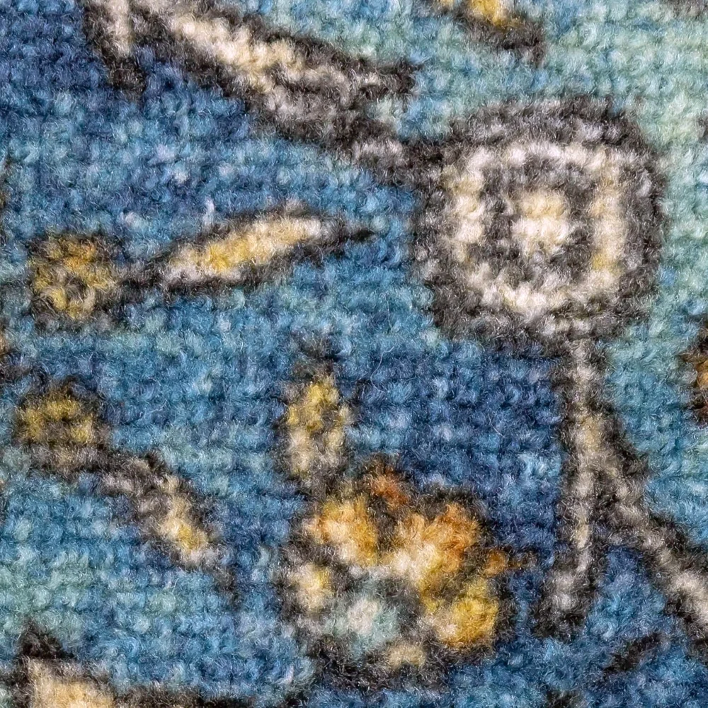 Sutton Oriental Accent Rug, 2'6" x 3'10", Blue, view 7