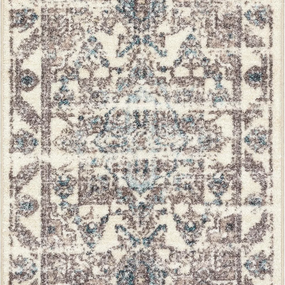 Tapestry Farmhouse Accent Rug, 2'6" x 3'10", Taupe