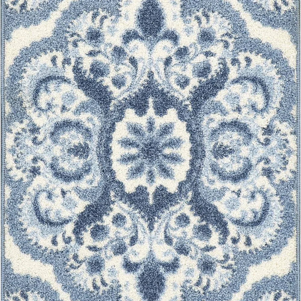 Vivian Medallion Accent Rug, 1'8" x 2'10", Blue