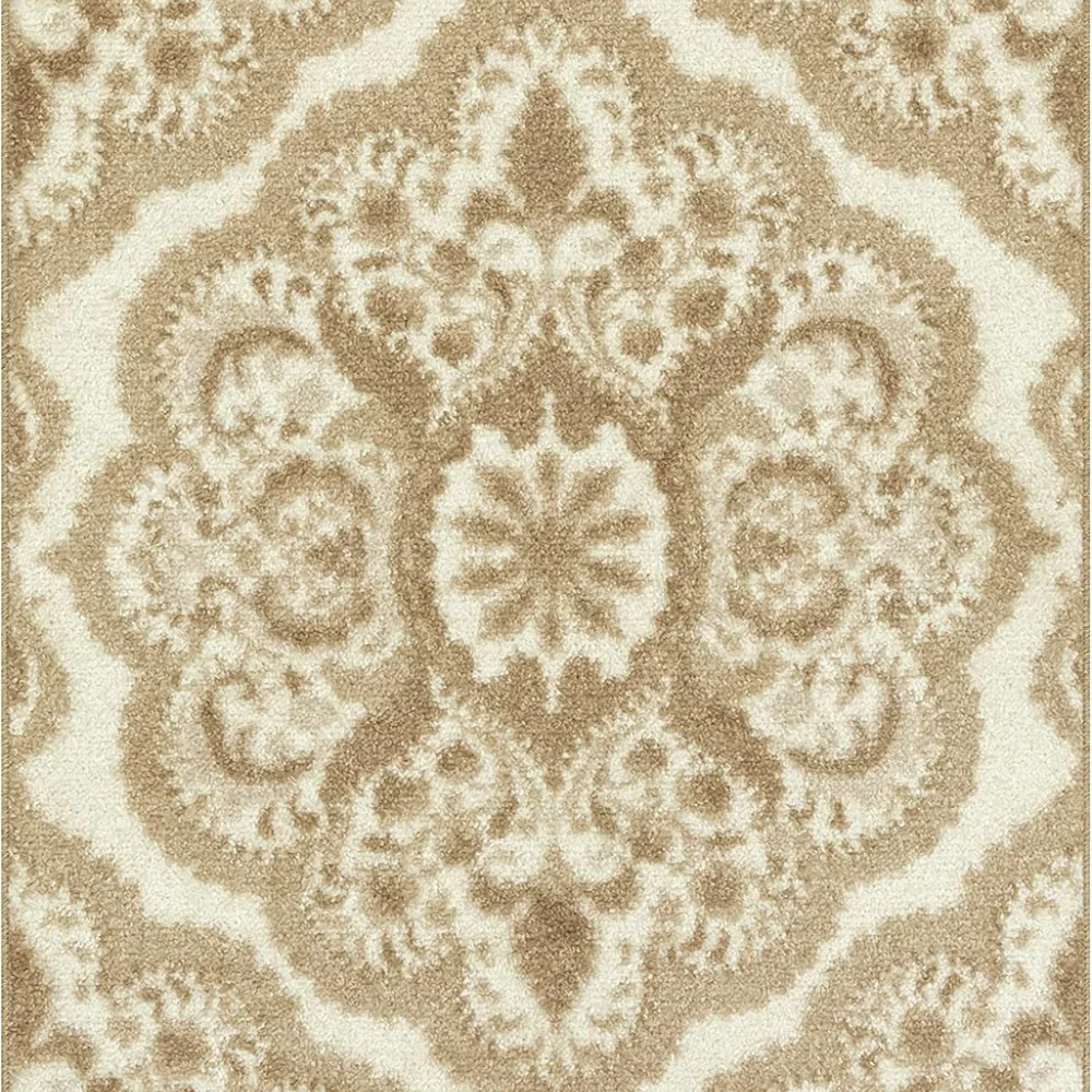Vivian Medallion Accent Rug, 2'6" x 3'10", Beige