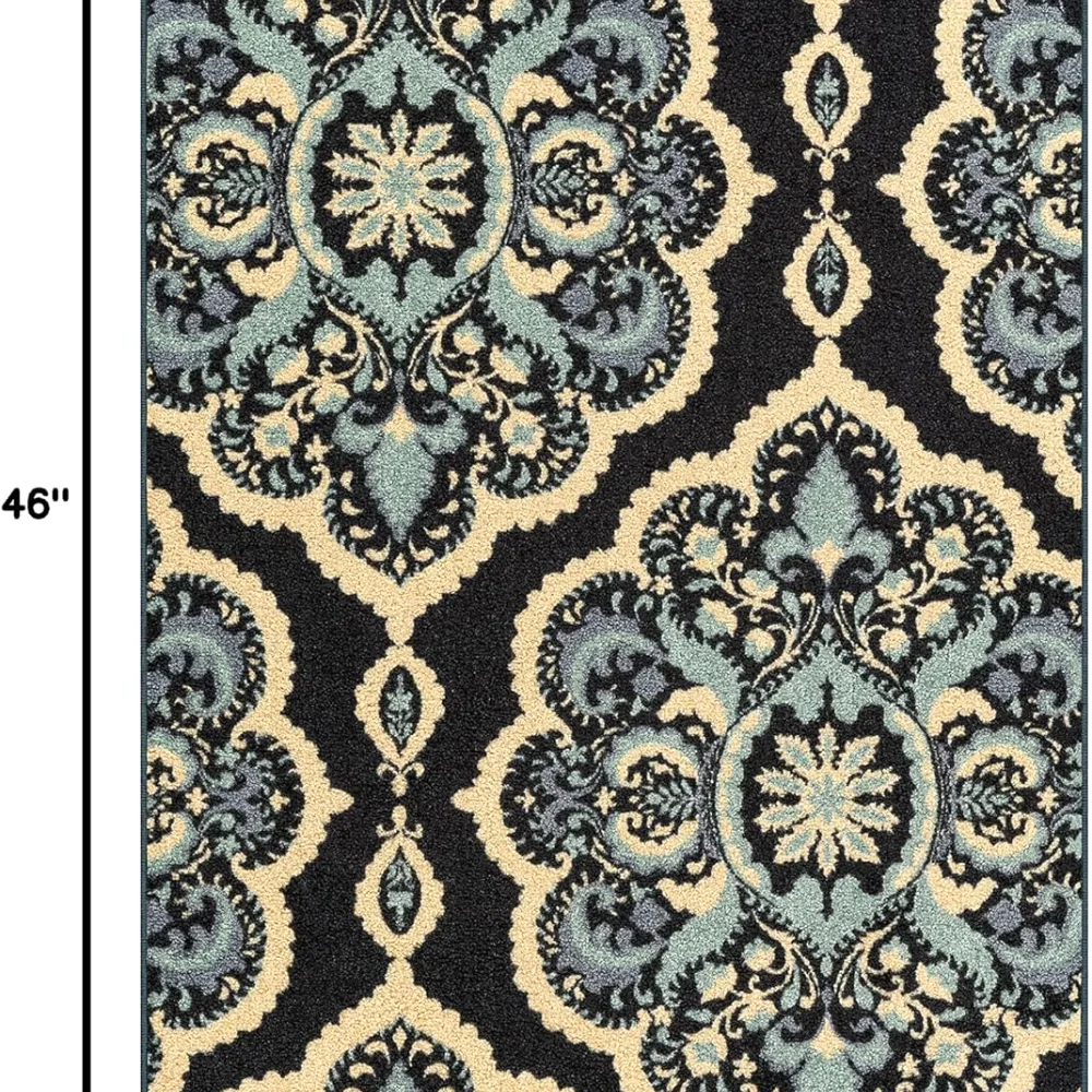 Vivian Medallion Accent Rug, 2'6" x 3'10", Persian Blue, view 3