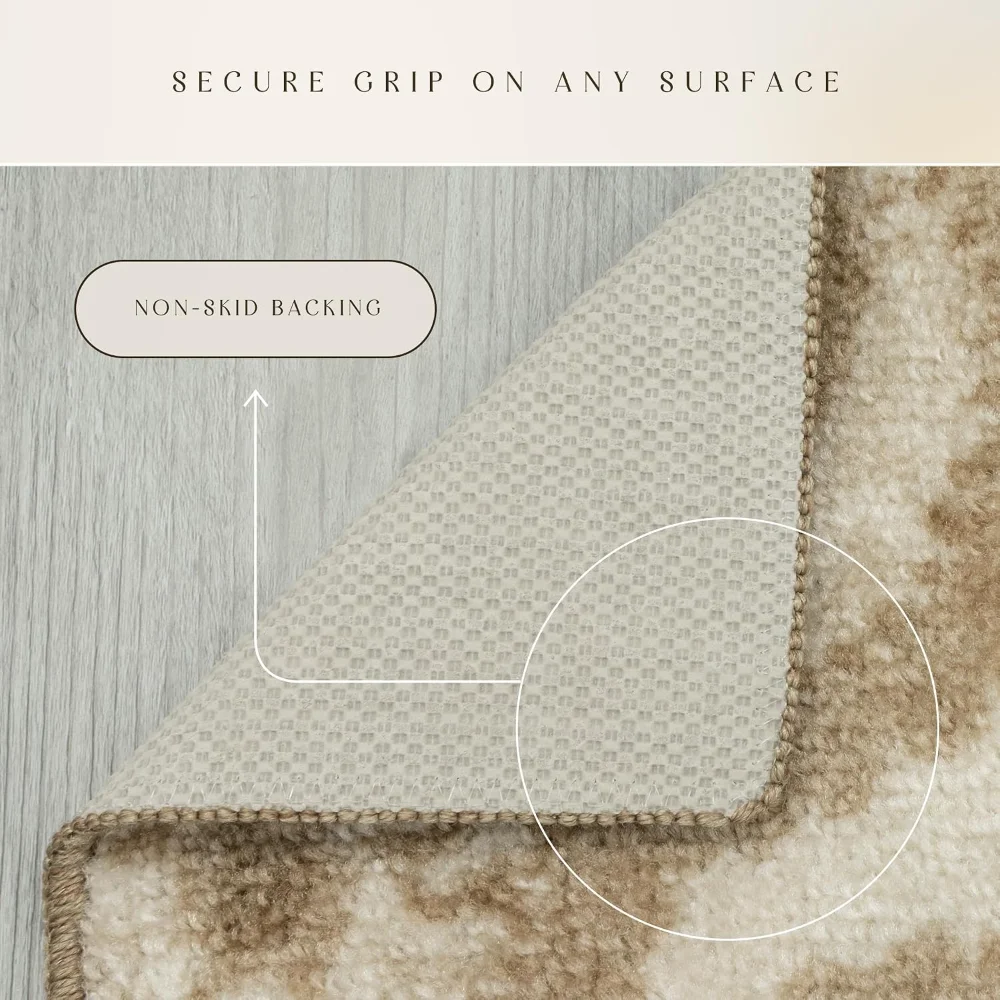 Vivian Medallion Runner, 2' x 10', Beige, view 6