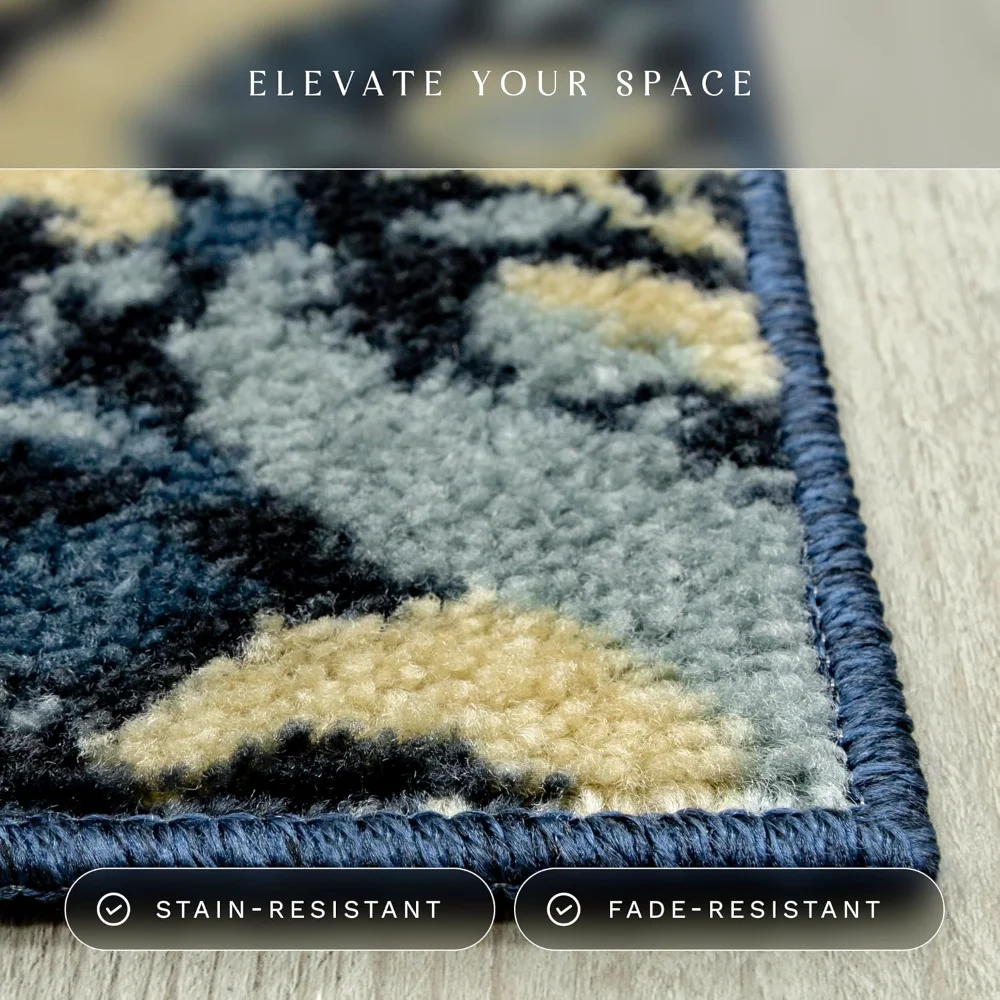 Vivian Medallion Runner, 2' x 6', Persian Blue, view 4