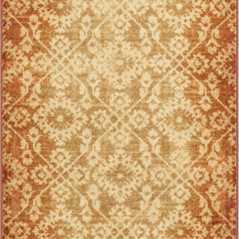 Arden Vintage Distressed Accent Rug, 2'6" x 3'10", Gold