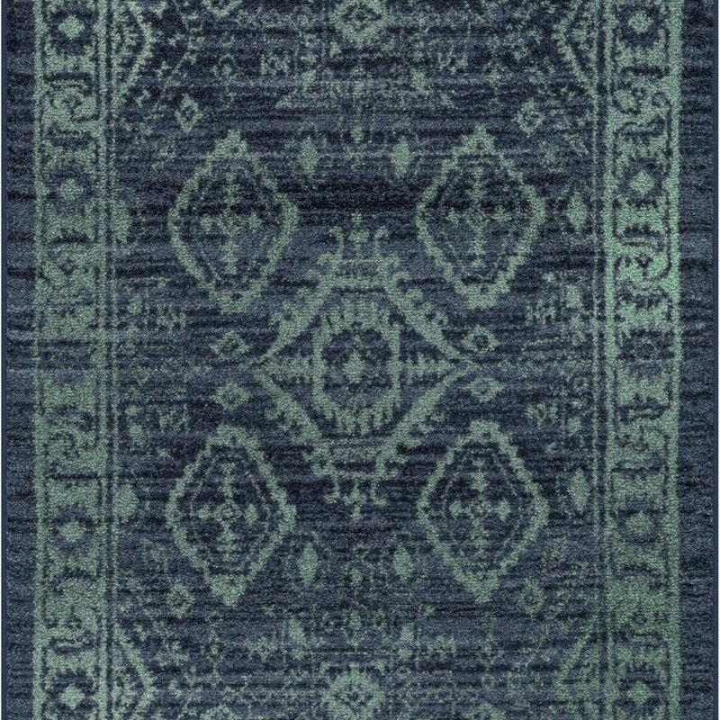 Georgina Traditional Accent Rug, 2'6" x 3'10", Navy