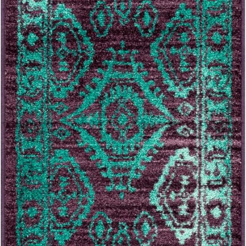 Georgina Traditional Runner, 2' x 6', Wineberry