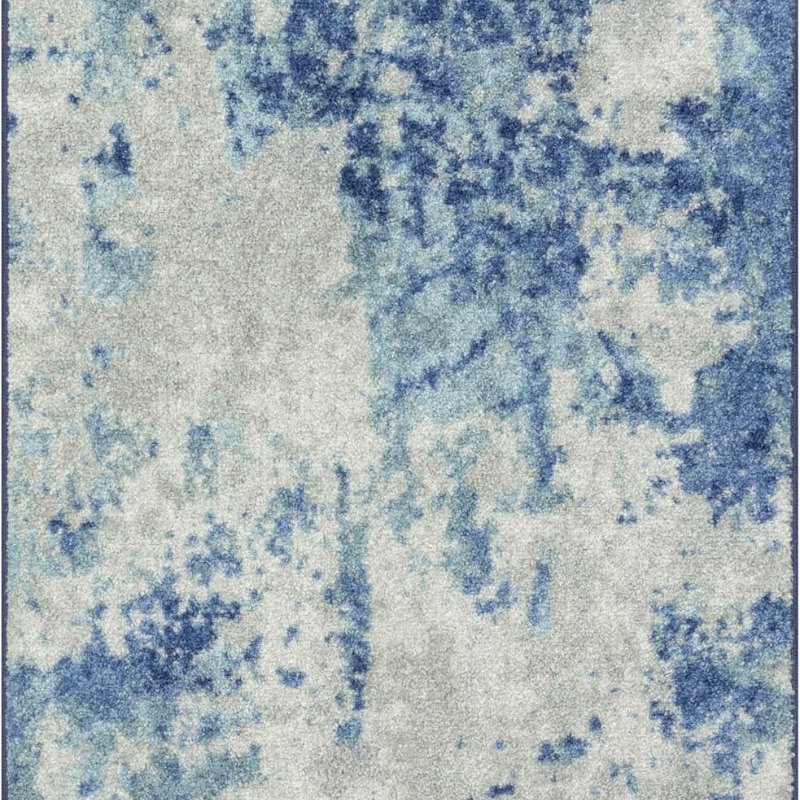 Horizon Modern Abstract Accent Rug, 2'6" x 3'10", Arctic Blue