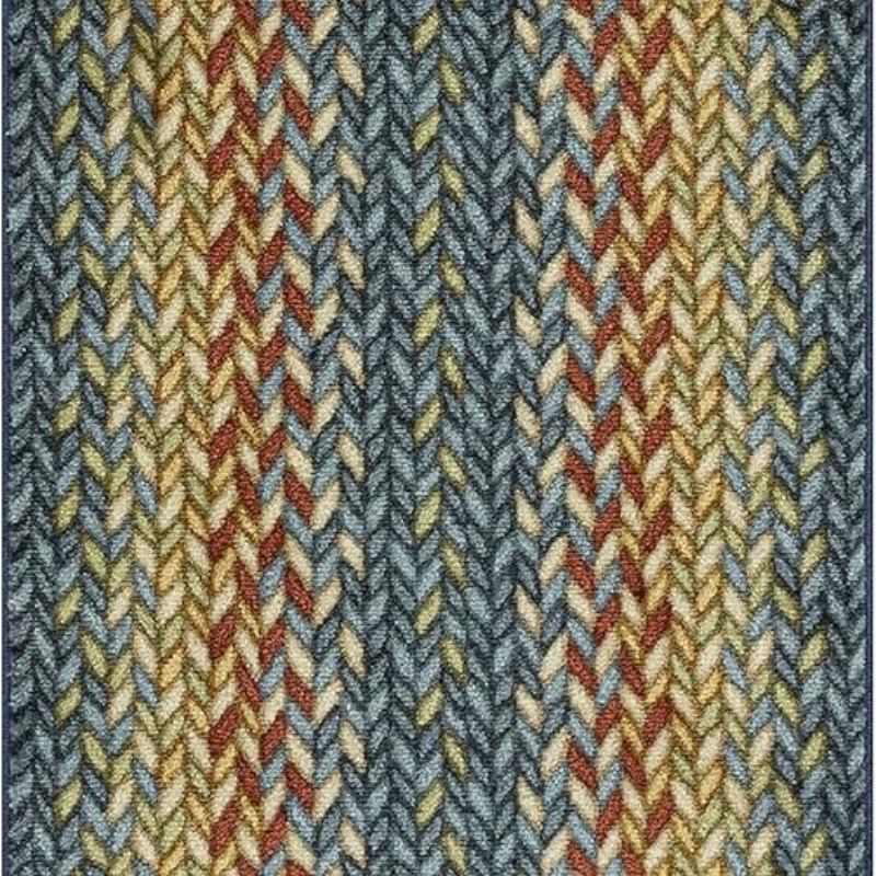 Marion Bohemian Braided-Style Print Runner, 2' x 6', Multi Color
