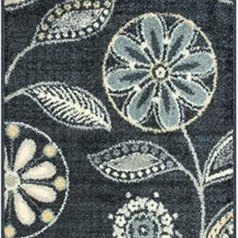 Reggie Floral Runner, 2' x 10', Blue