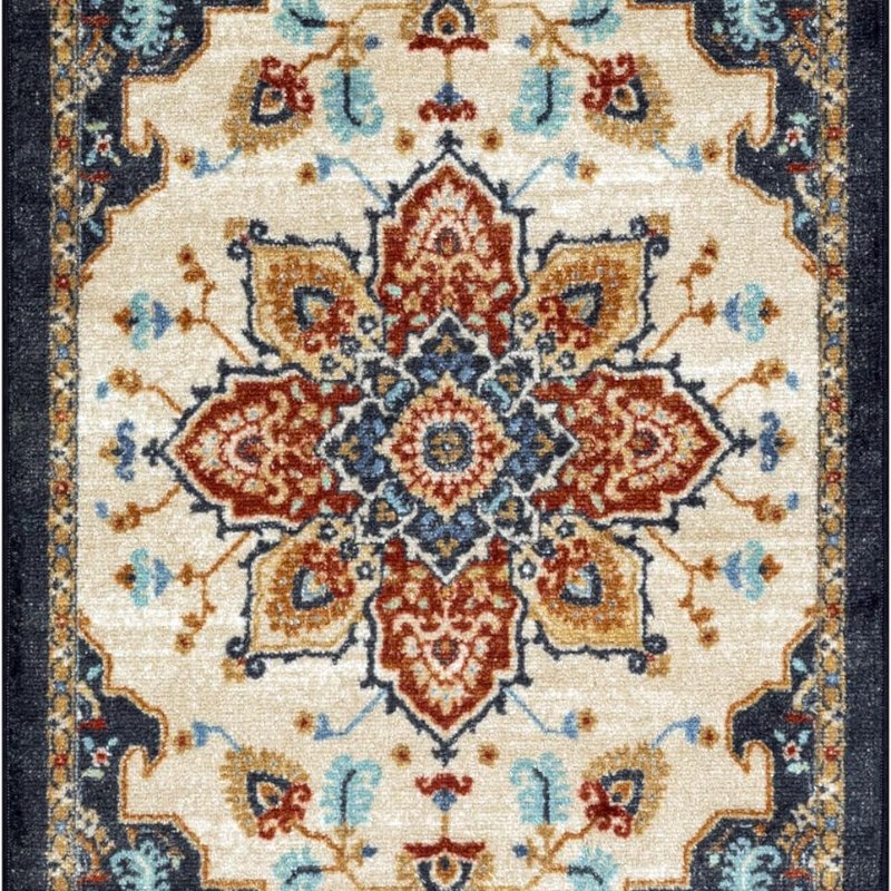 Ruby Oriental Accent Rug, 2'6" x 3'10", Red