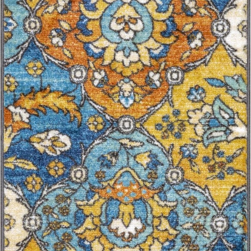 Sutton Oriental Accent Rug, 1'8" x 2'10", Blue