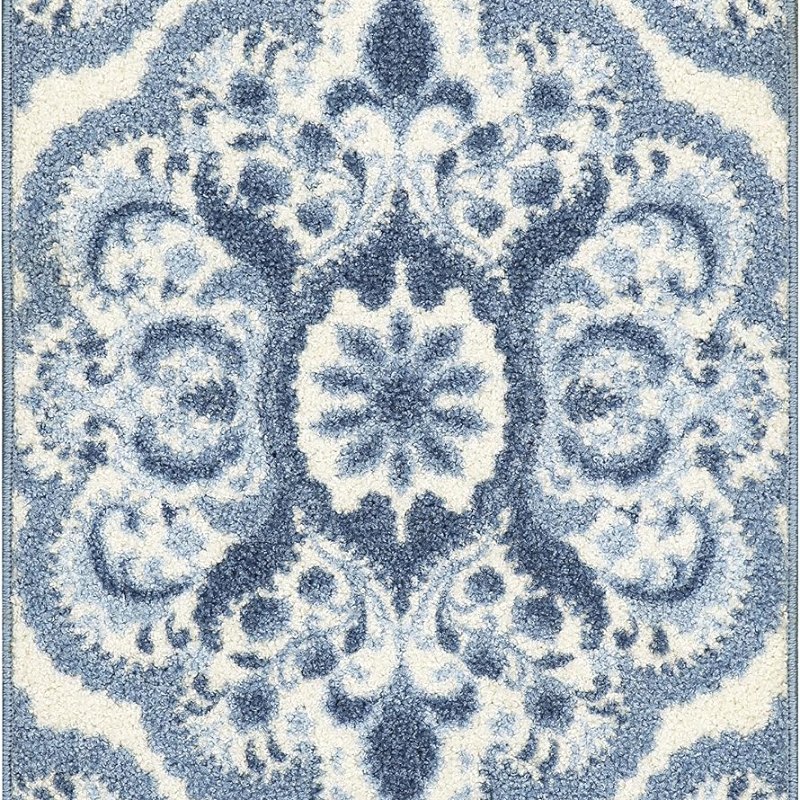Vivian Medallion Accent Rug, 1'8" x 2'10", Blue