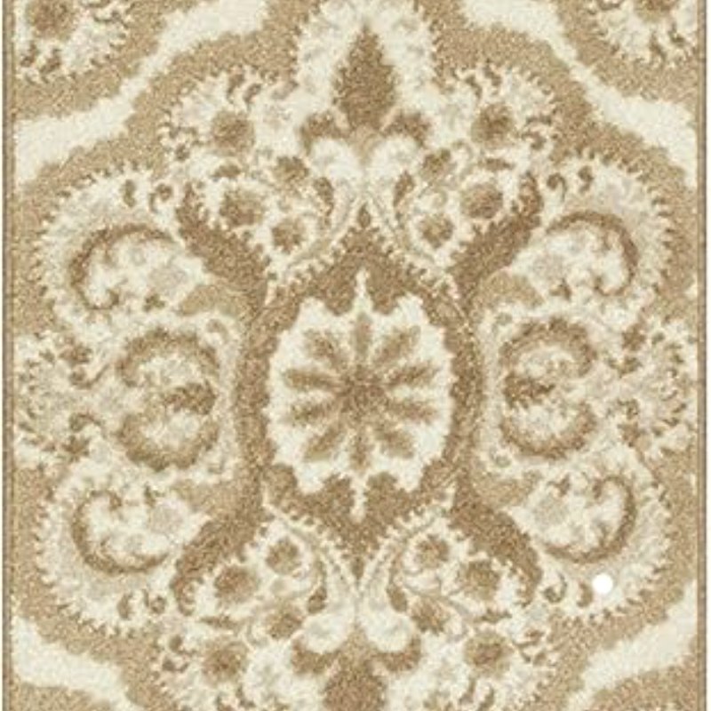 Vivian Medallion Runner, 2' x 10', Beige