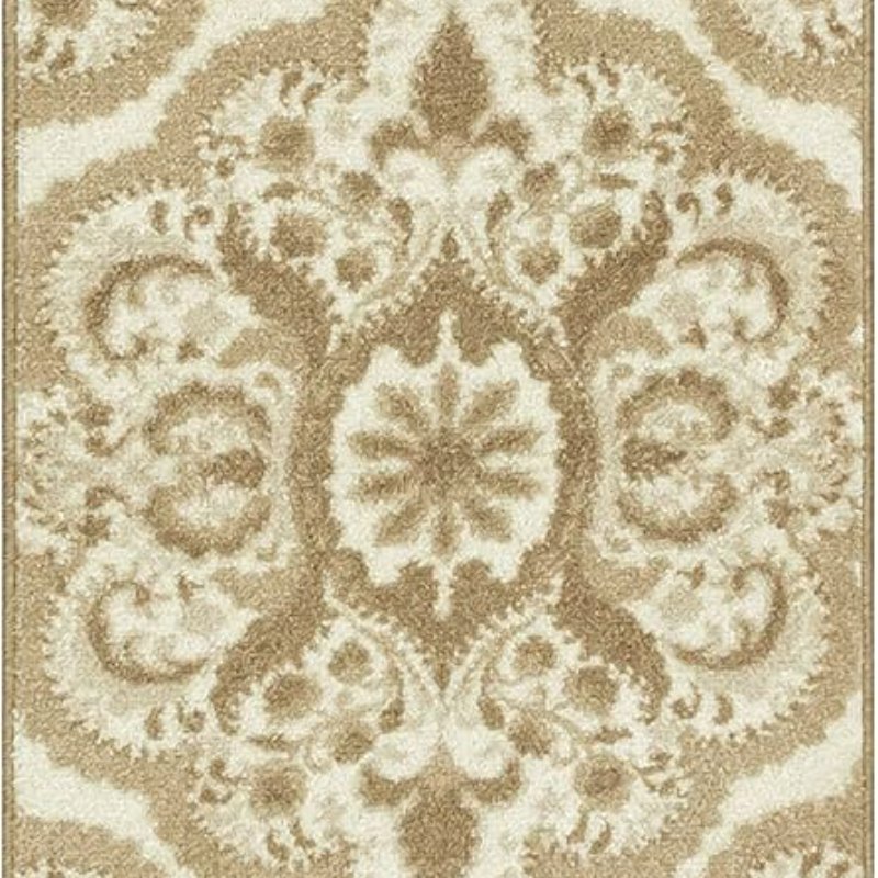 Vivian Medallion Runner, 2' x 6', Beige